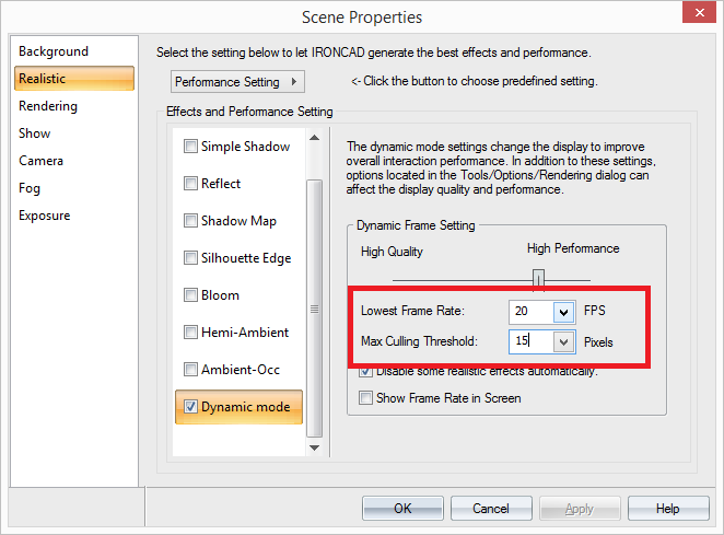 dynamicsettings