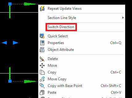 Section View Direction Toggle